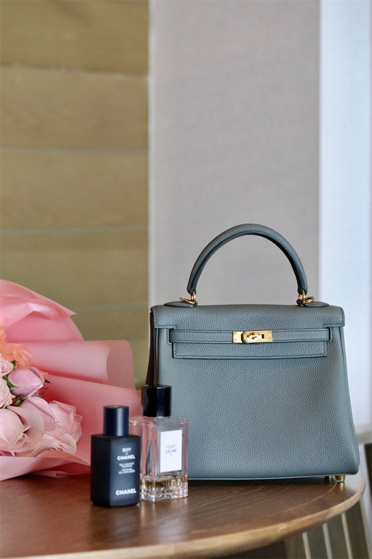  classic structured bag styled with outfit