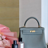  classic structured bag styled with outfit