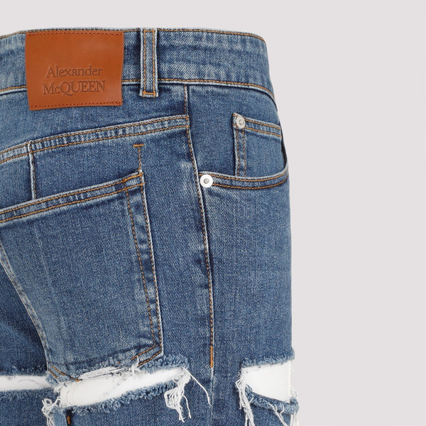 Alexander McQueen Jeans? Alexander Mcqueen Denim Pants Women Premium Designer Denim Jeans