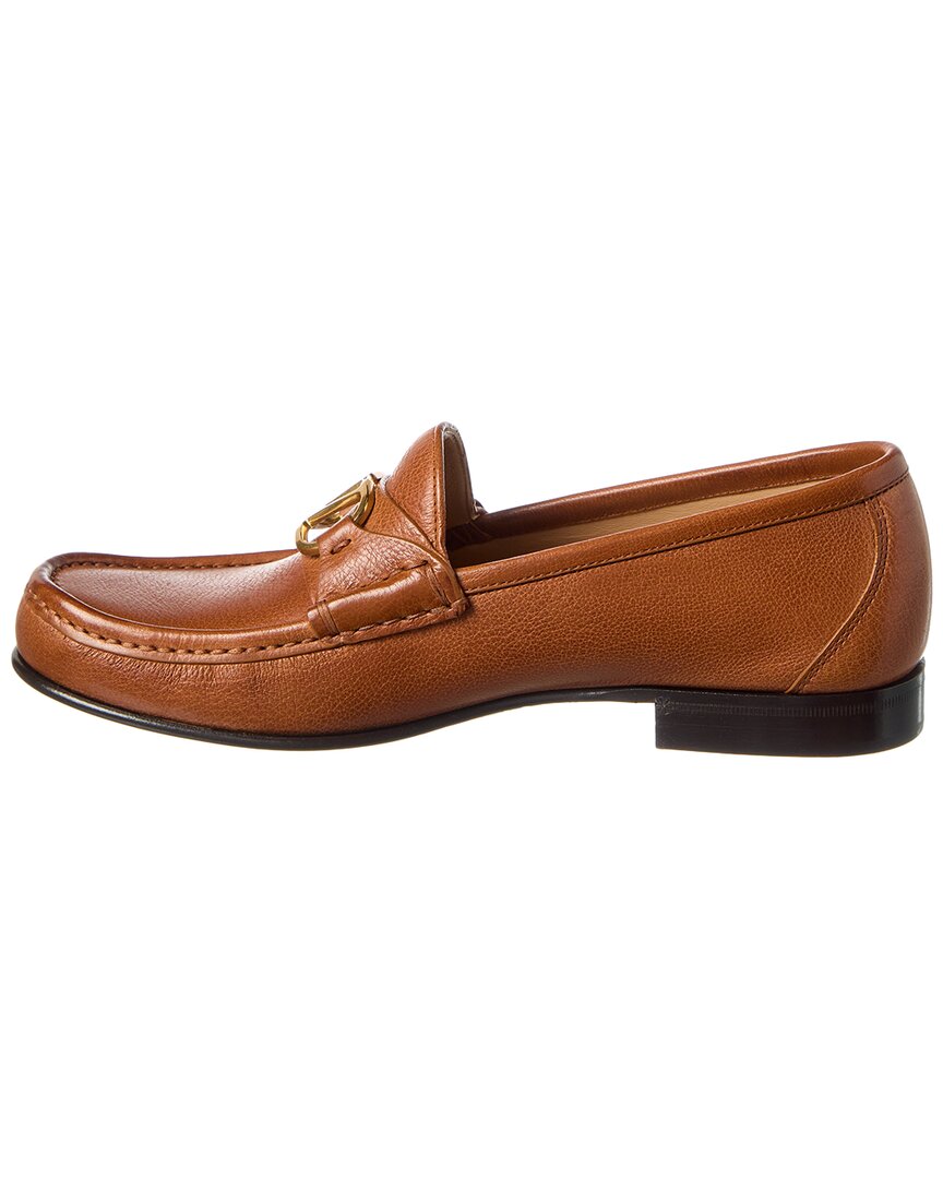 Valentino Shoes? Valentino Vlogo Signature Leather Loafer Premium Designer Casual Shoes