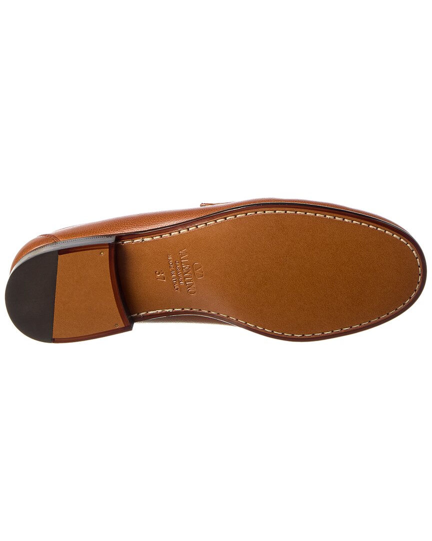 Valentino Shoes? Valentino Vlogo Signature Leather Loafer Premium Designer Casual Shoes
