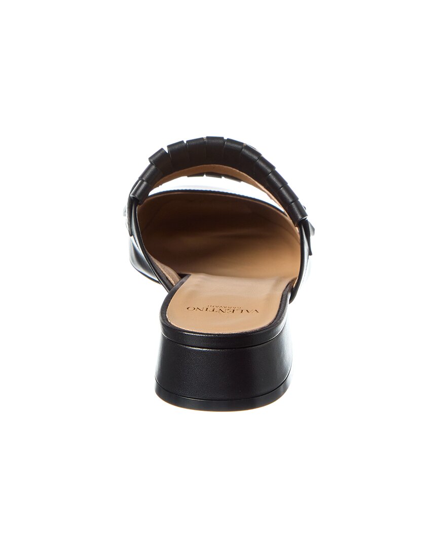 Valentino Shoes? Valentino Vlogo Signature 25 Leather Mule Premium Designer Casual Shoes