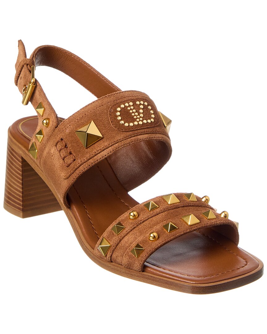 Valentino Shoes? Valentino Vlogo Rockstud 60 Suede Sandal Luxury Lifestyle Designer Footwear