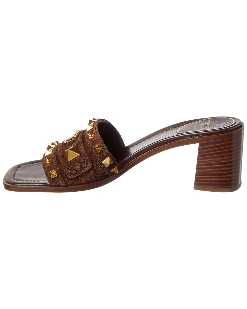 Valentino Shoes? Valentino Vlogo 60 Suede Sandal Premium Designer Casual Shoes