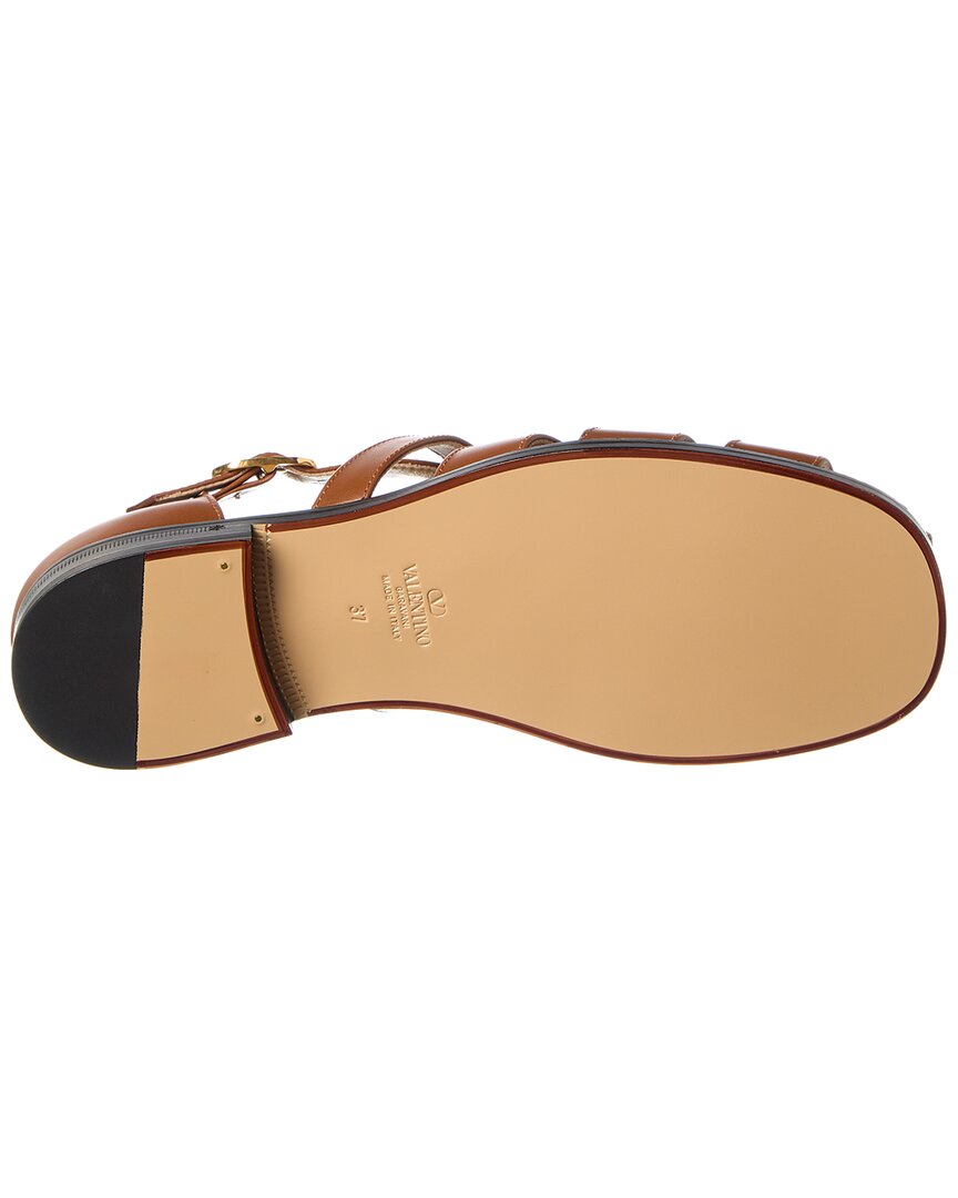 Valentino Shoes? Valentino Vlogo Signature Leather Sandal Premium Designer Casual Shoes