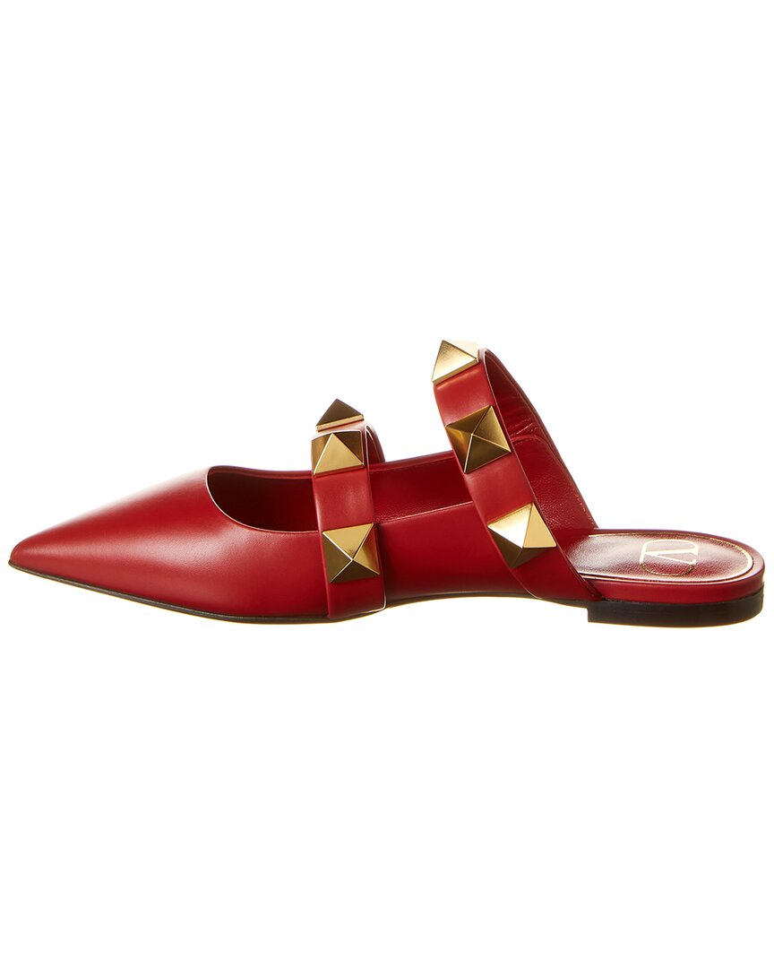 Valentino Shoes? Valentino Roman Stud Leather Flat Premium Designer Casual Shoes