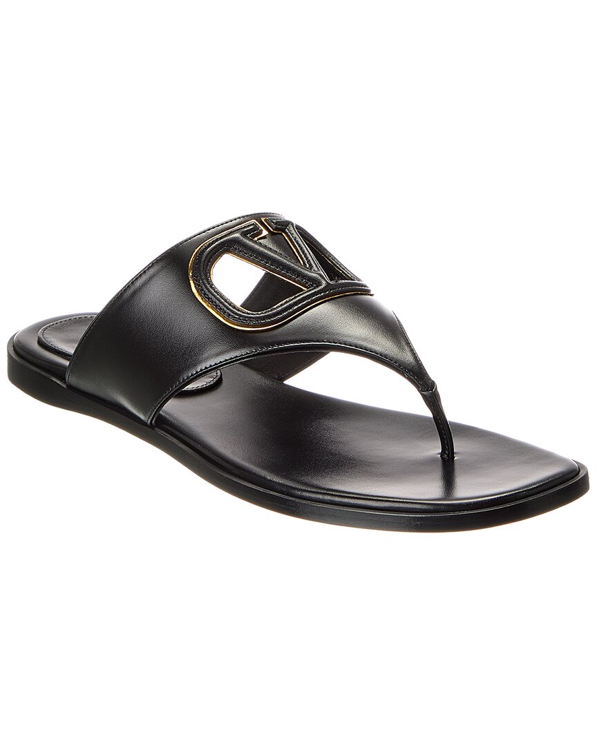 Valentino Shoes? Valentino Vlogo Leather Sandal Premium Designer Casual Shoes