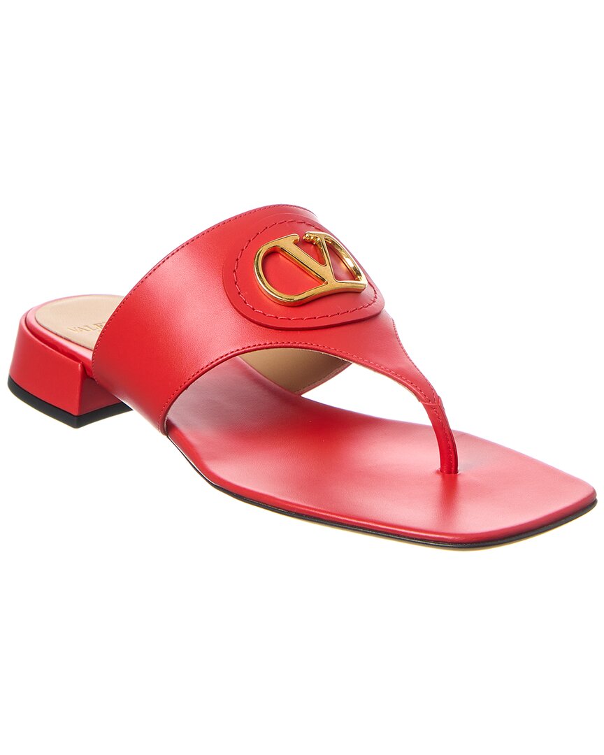 Valentino Shoes? Valentino Vlogo Signature Leather Sandal Comfortable Everyday Designer Shoes
