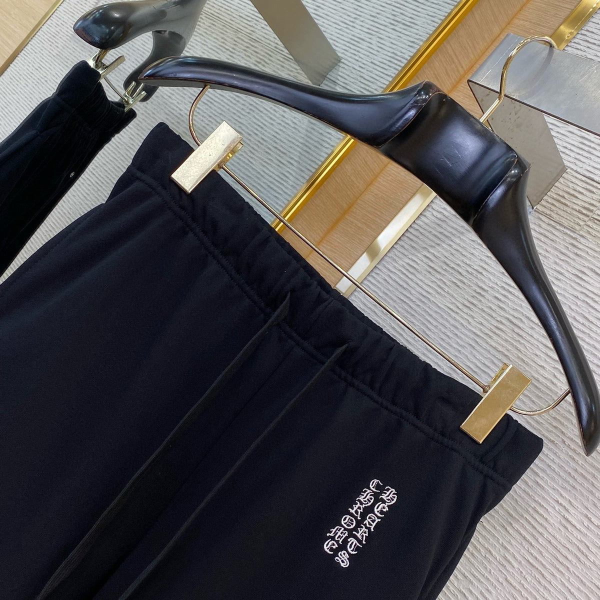 Bellvora Chrome Shorts – luxury designer shorts at Bellvora