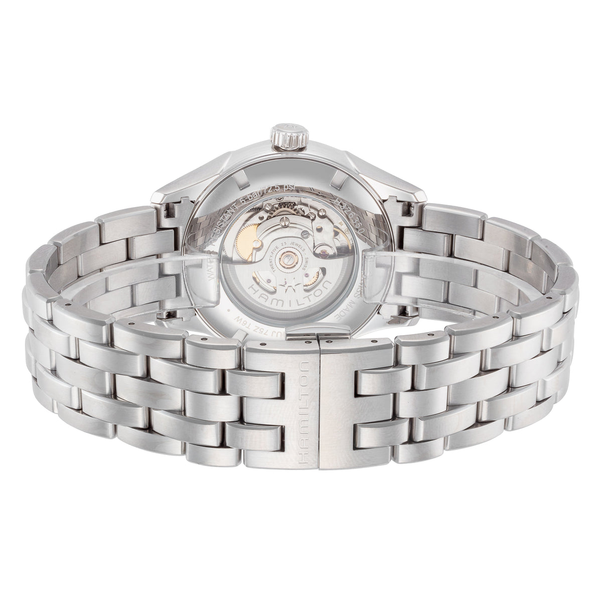 Side view of Hamilton men's watch