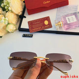 Angled view of Cartier unisex sunglasses