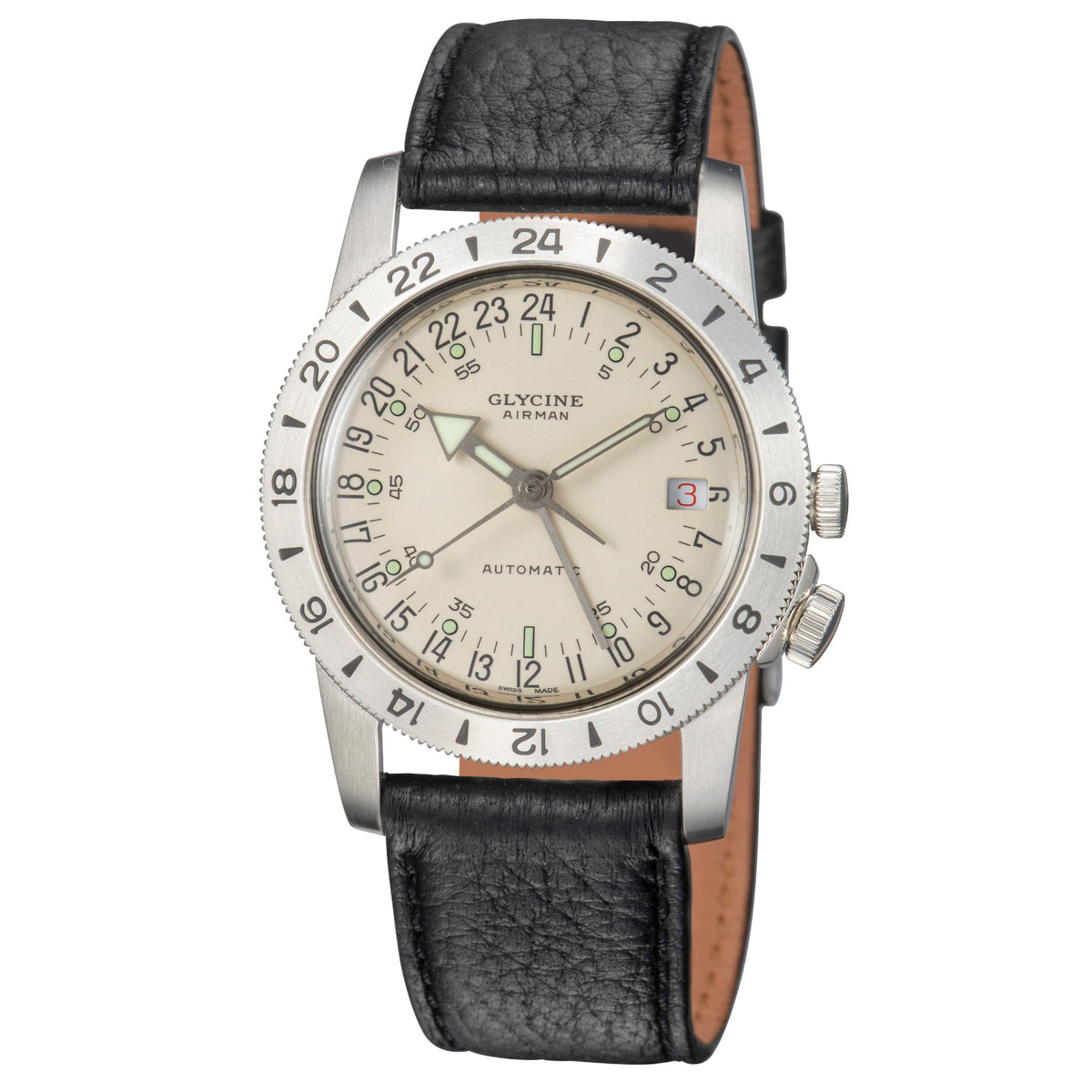 Front view of Glycine Men's GL0372 men's watch