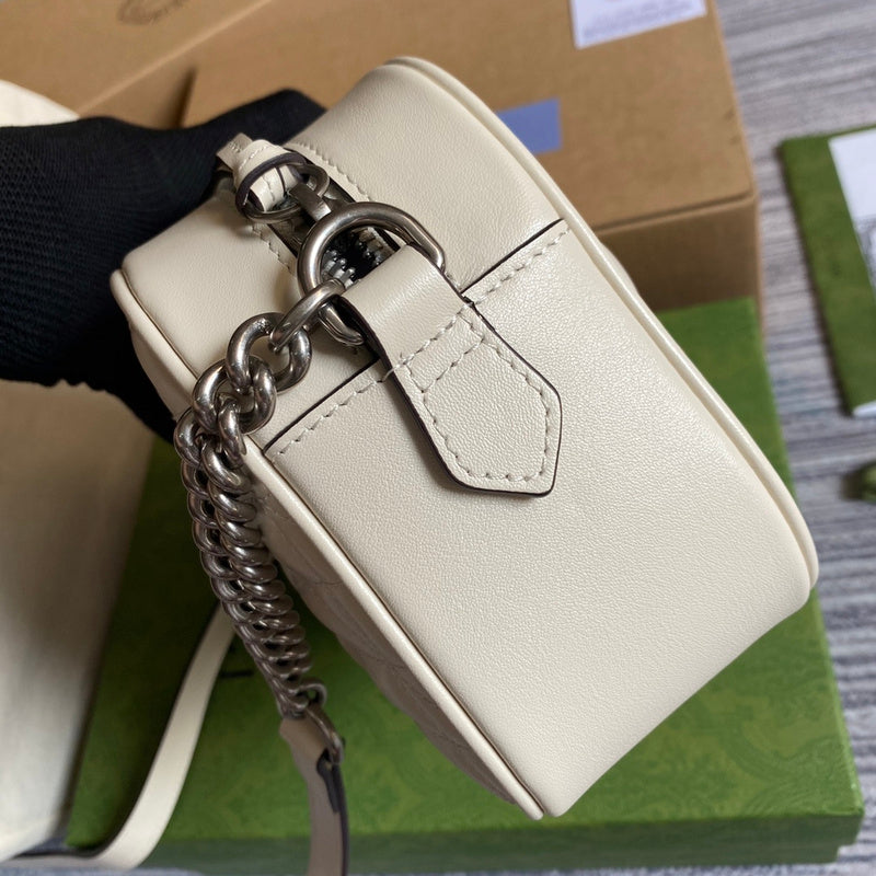 Top view of polished elevated women's handbag – women's statement bag