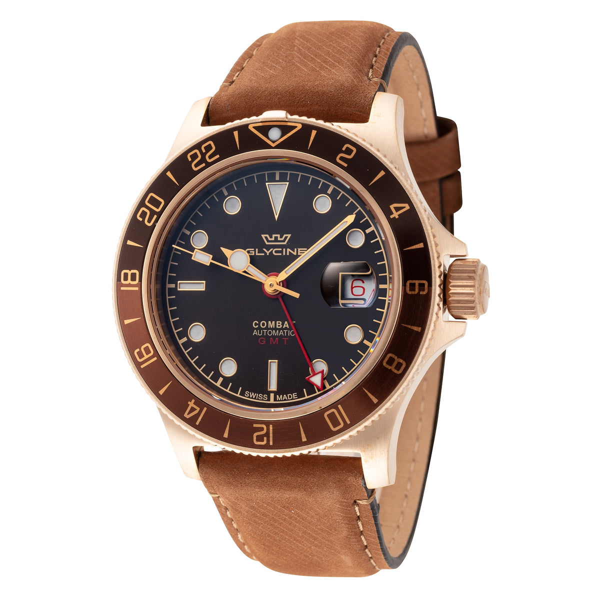 Front view of Glycine Men's GL0316 men's watch