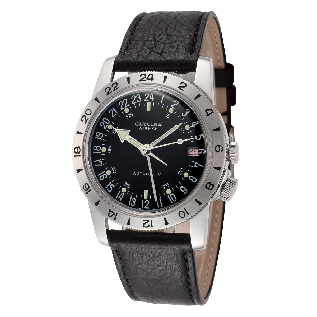 Front view of Glycine Men's GL0370 men's watch