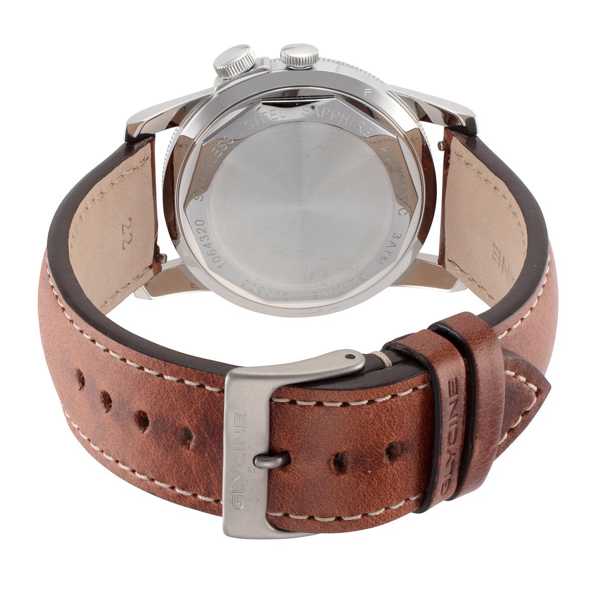 Side view of Glycine Men's GL0305 men's watch