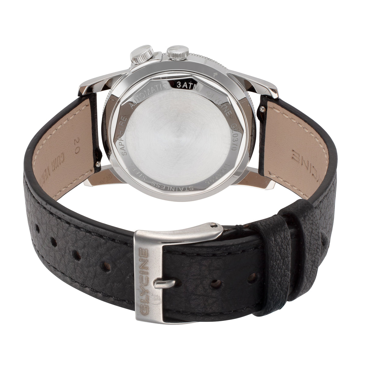 Side view of Glycine Men's GL0370 men's watch