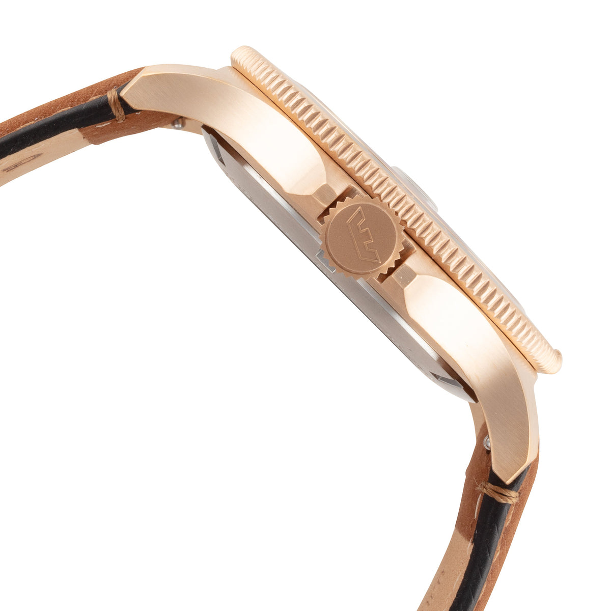 Close-up detail view of Glycine Men's GL0318 men's watch