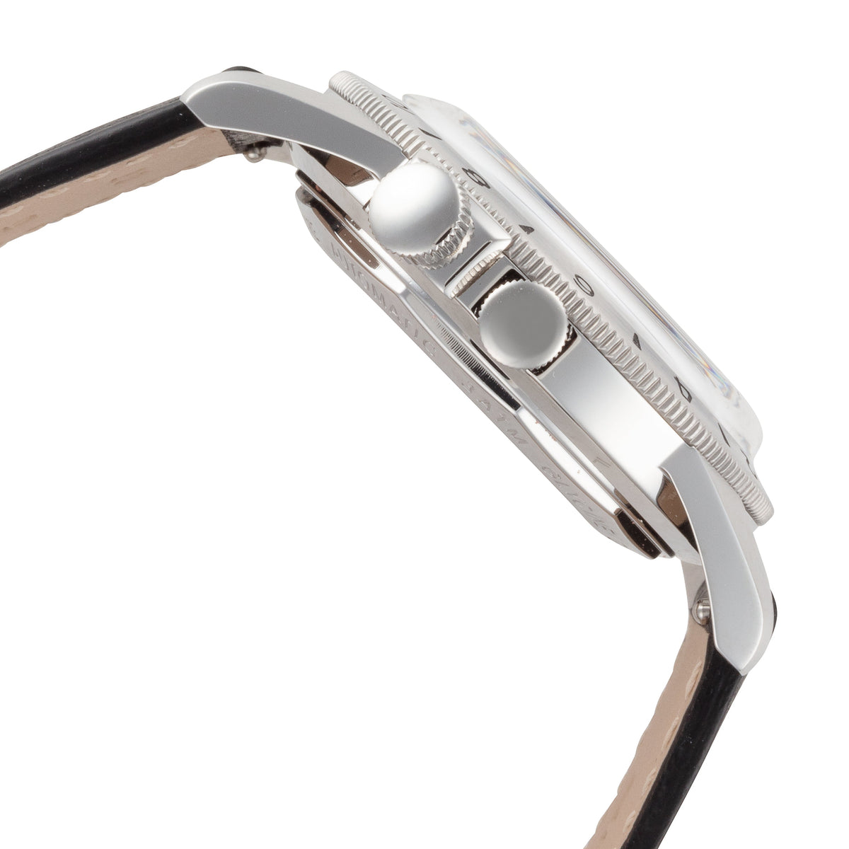 Close-up detail view of Glycine Men's GL0370 men's watch