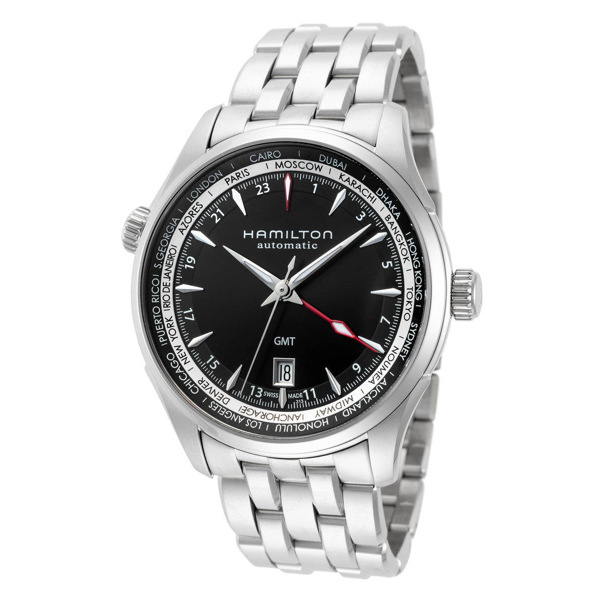 Front view of Hamilton men's watch