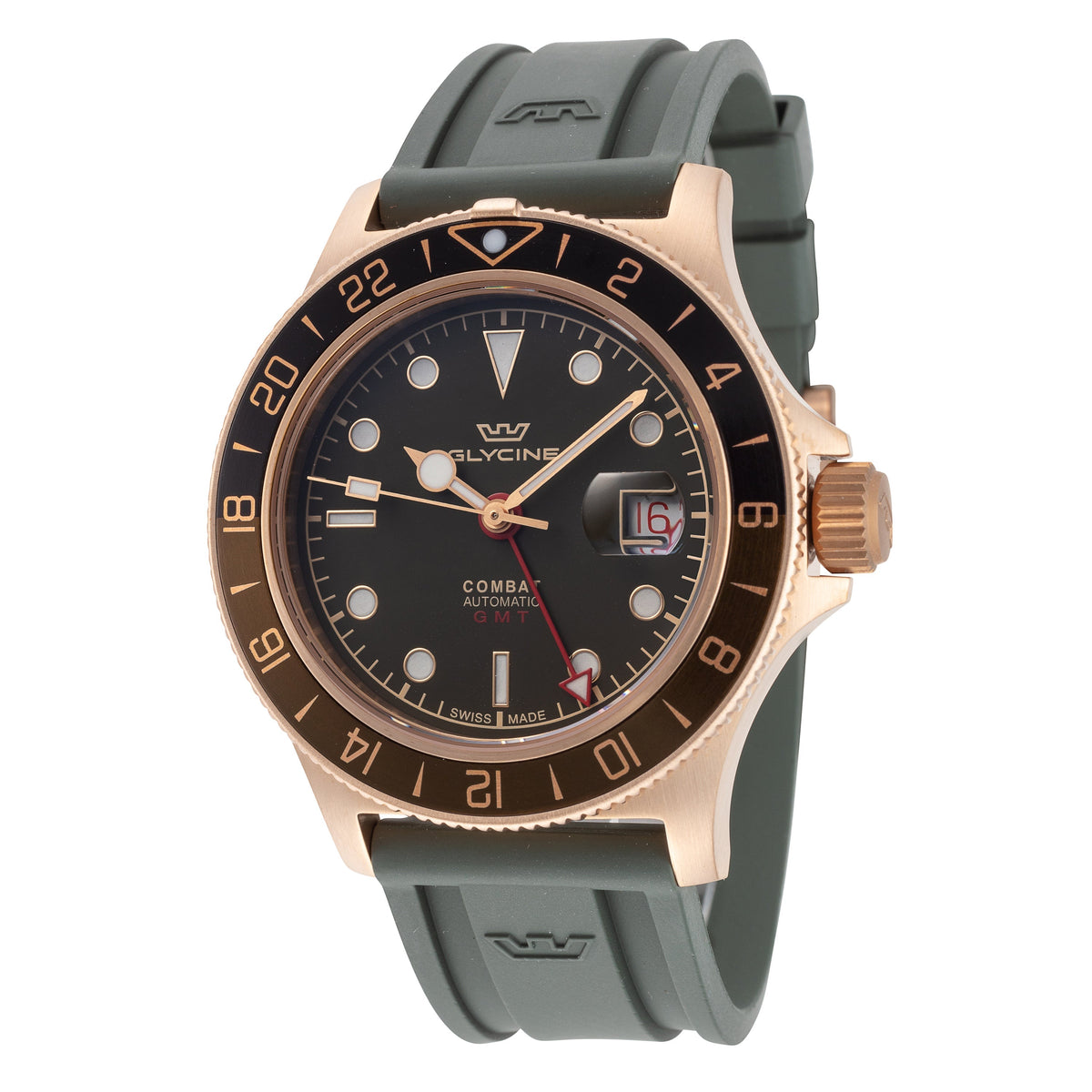Front view of Glycine Men's GL0319 men's watch