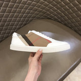 Burberry Chocolate Brown High-Top Sneakers - Sole Detail View