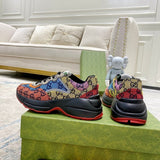 Gucci clean off-white luxury sneakers view 7 chunky sole construction