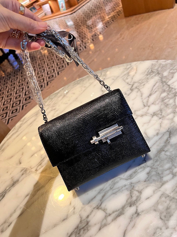 Interior view of chic premium bag