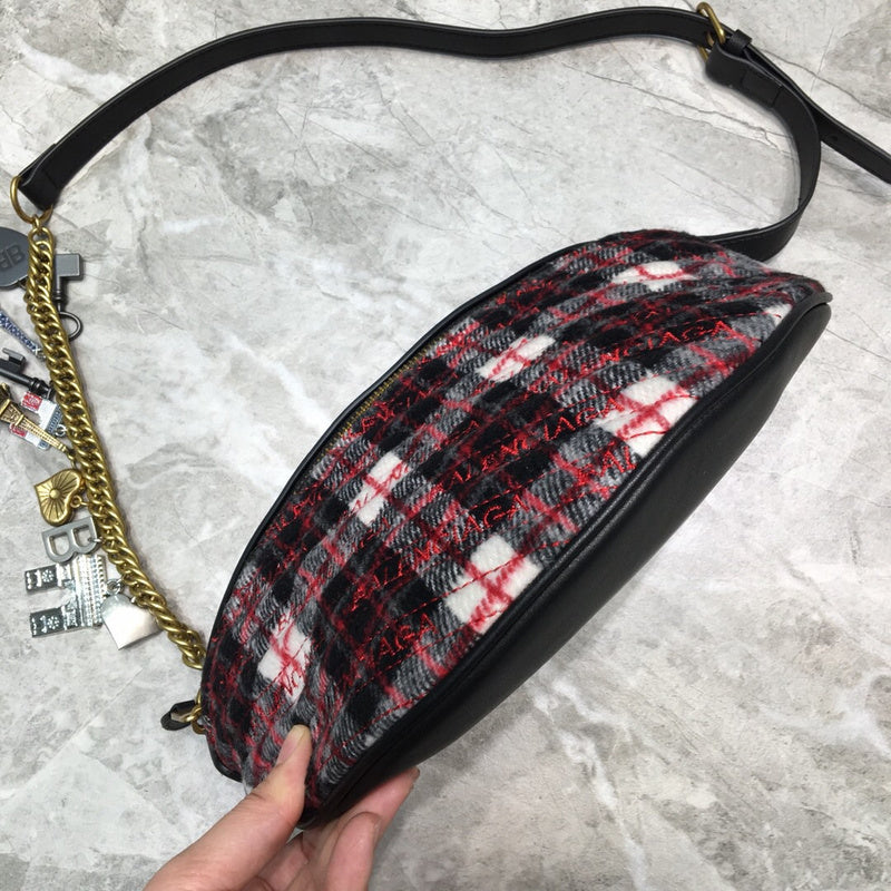 Sophisticated Faux Leather Handbag - Smooth Faux-Leather Exterior | Women's Statement Accessory #737 - back view (image 4) of designer-inspired handbag