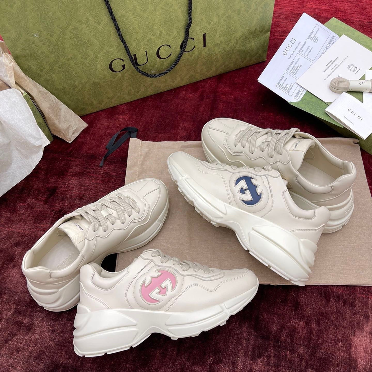 Gucci Rhyton Sneakers – luxury designer sneakers at Bellvora