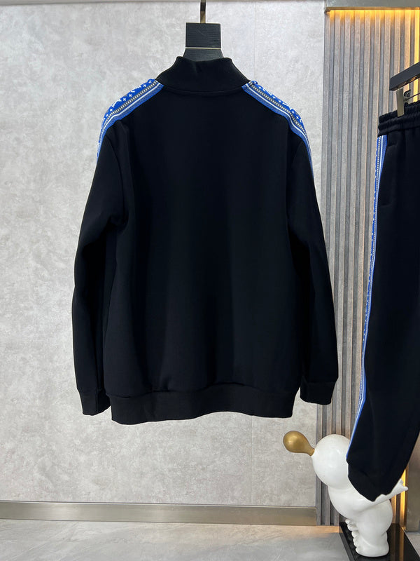 Back view of Louis Vuitton luxury clothing with runway-inspired design