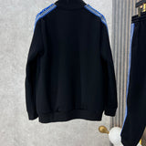 Back view of Louis Vuitton luxury clothing with runway-inspired design