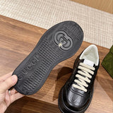 Gucci Luxury sneakers in clean off-white classic court silhouette front view