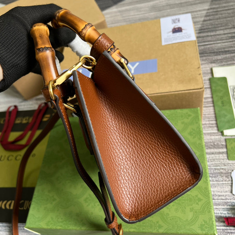 Top view of refined classic women's handbag – women's designer-style accessory