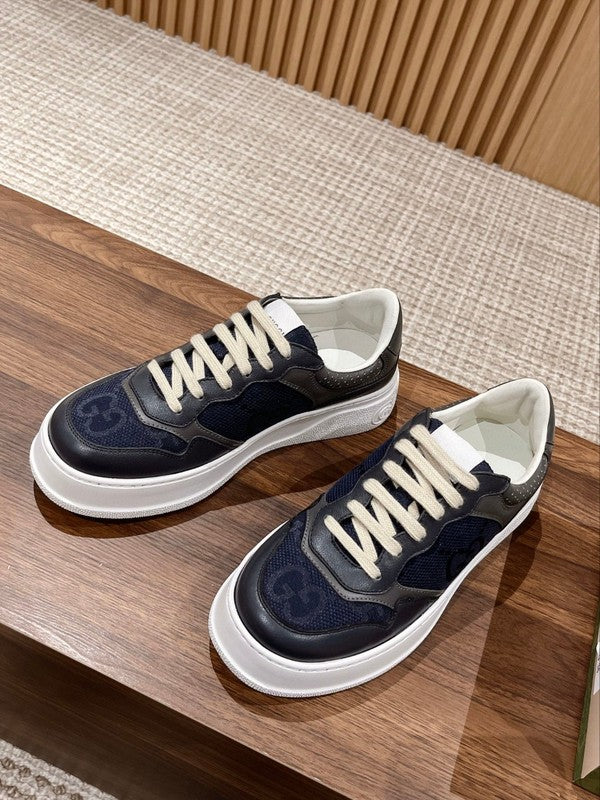 Gucci Streetwear sneakers in two-tone streetwear statement look front view