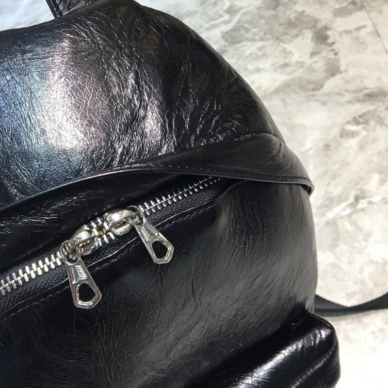 Sophisticated Vegan Leather Handbag - Understated Luxury Look | Women's Statement Accessory #162 - back view (image 4) of designer-inspired handbag