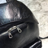 Sophisticated Vegan Leather Handbag - Understated Luxury Look | Women's Statement Accessory #162 - back view (image 4) of designer-inspired handbag