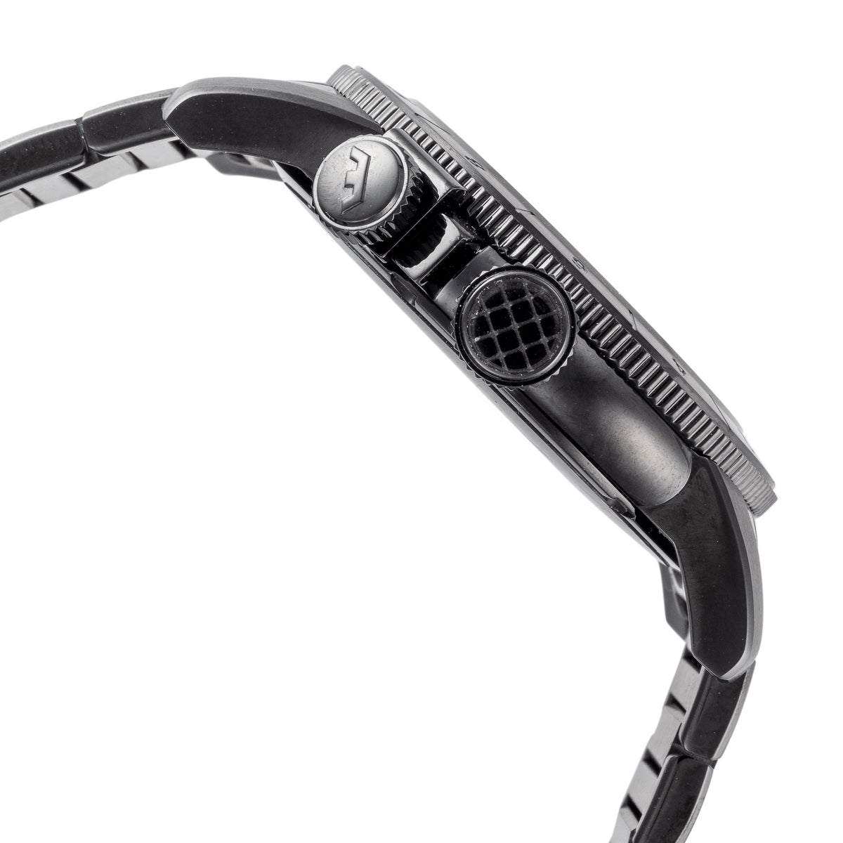 Side view of Glycine Men's Airman men's watch
