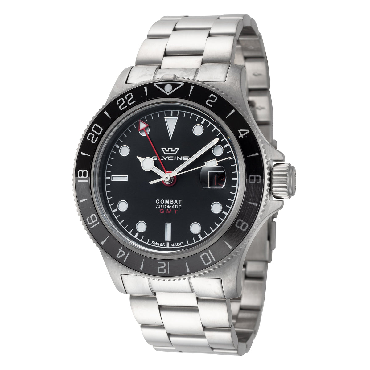 Front view of Glycine Men's Combat men's watch