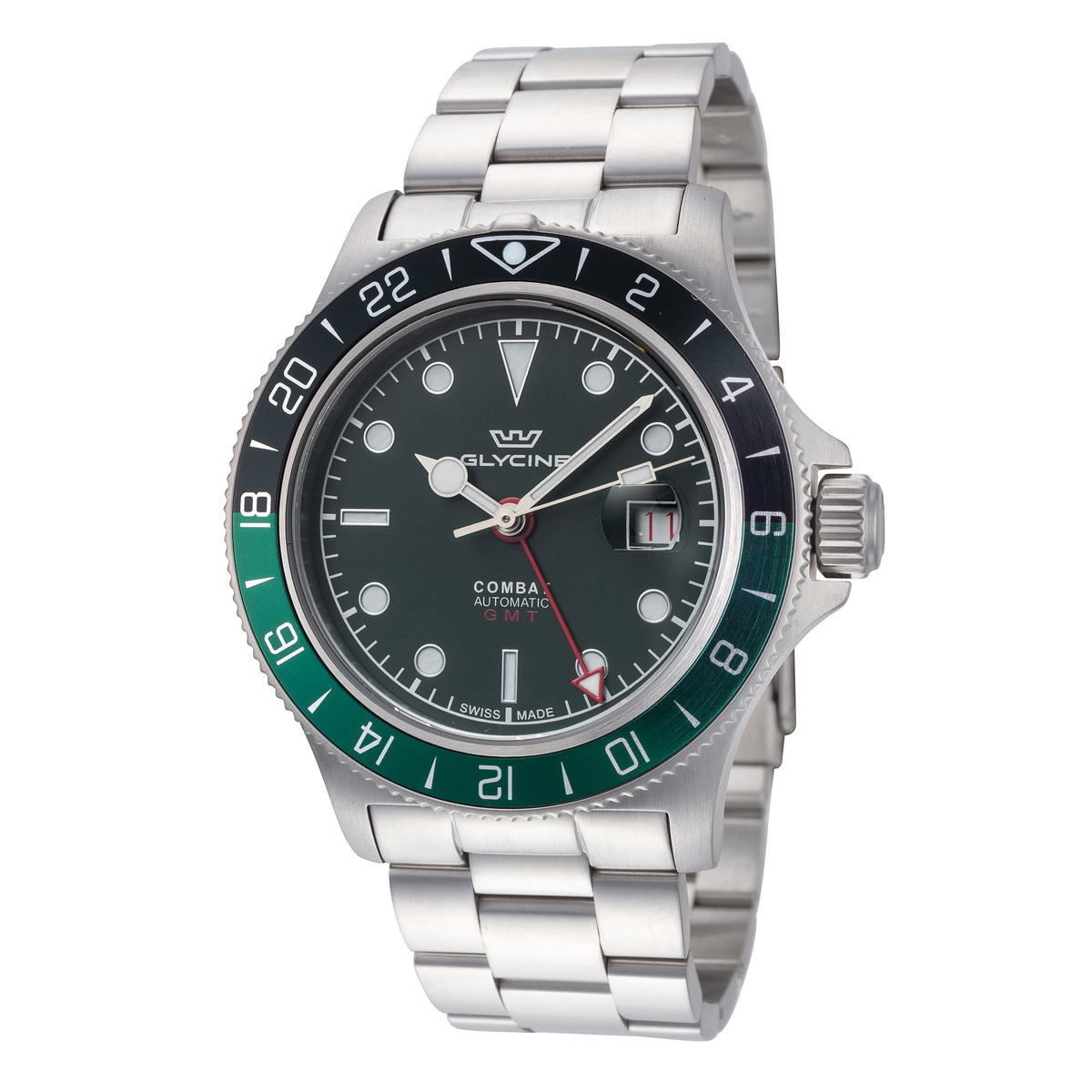 Front view of Glycine Men's GL0383 men's watch