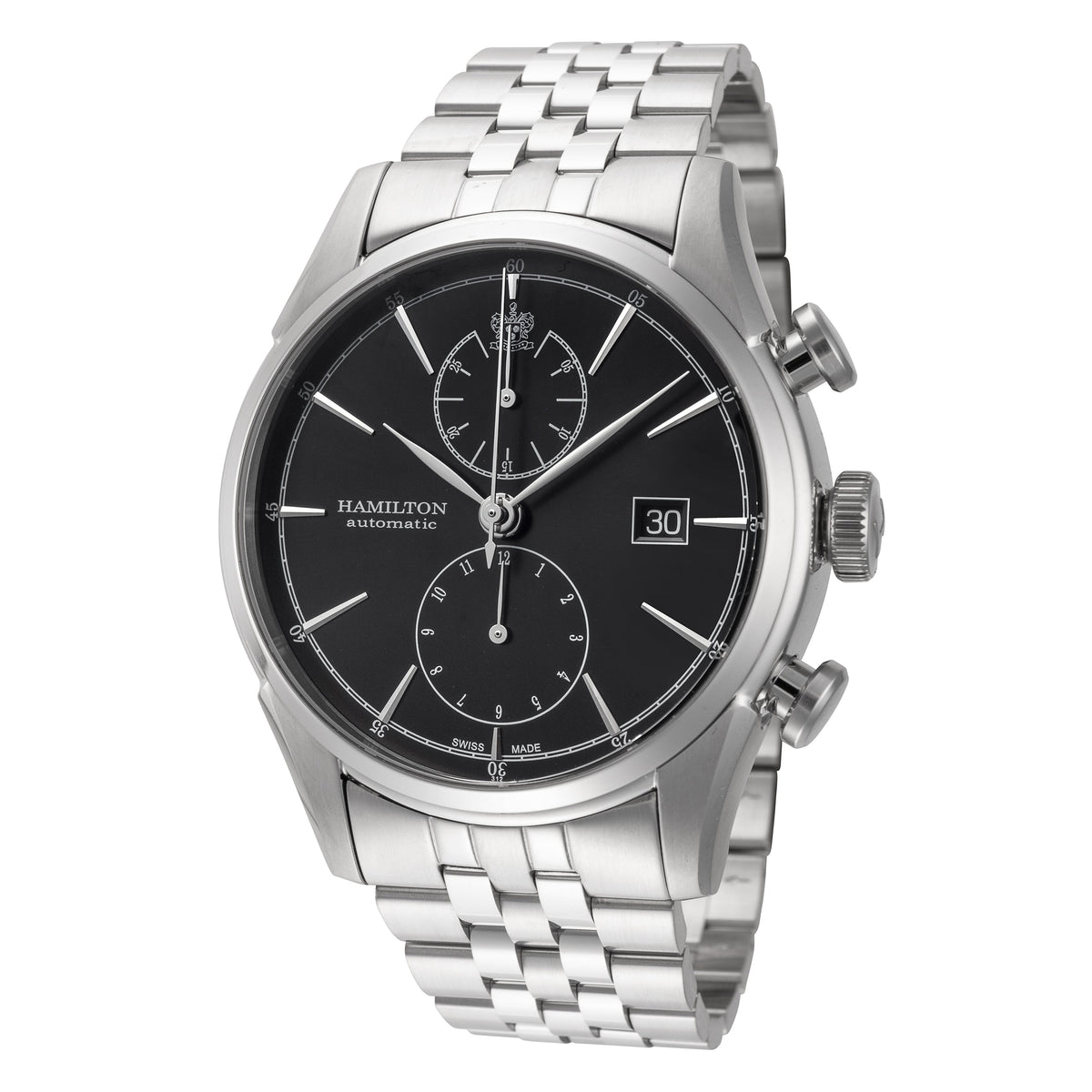 Front view of Hamilton men's watch