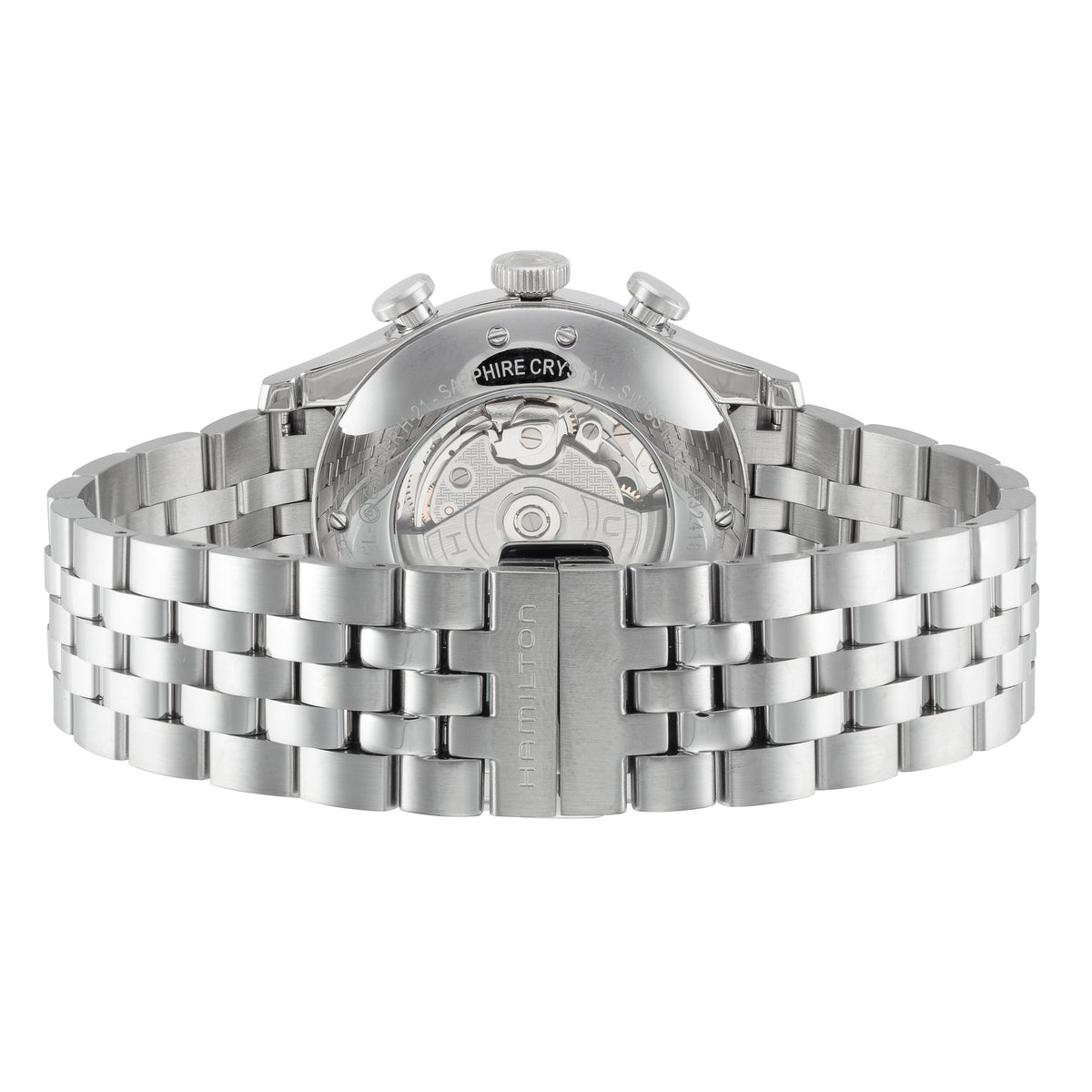 Side view of Hamilton men's watch