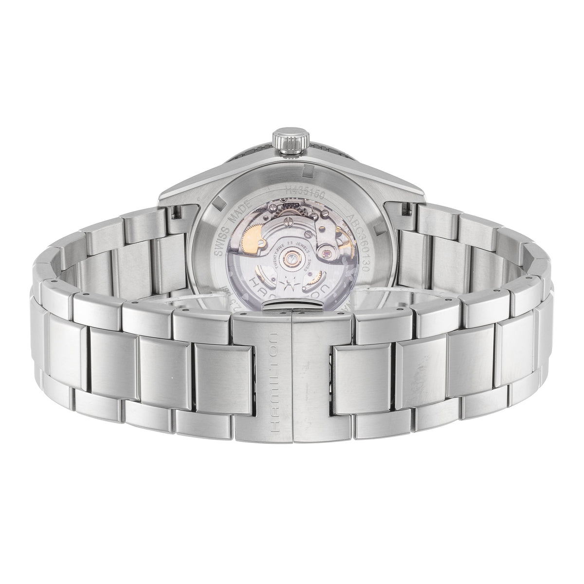 Side view of Hamilton men's watch