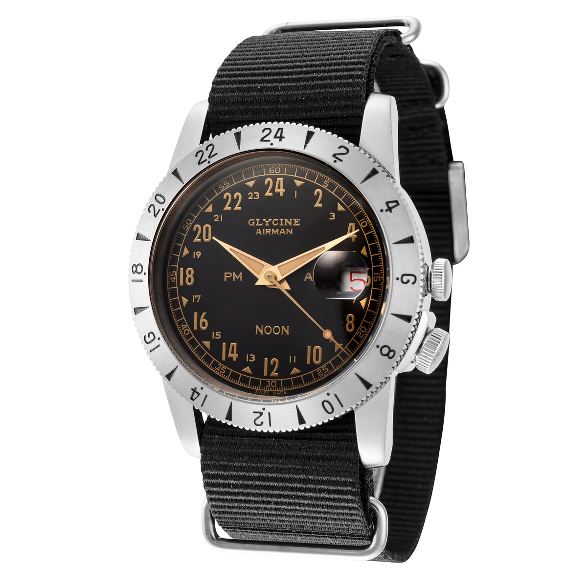 Front view of Glycine Men's GL0377 men's watch