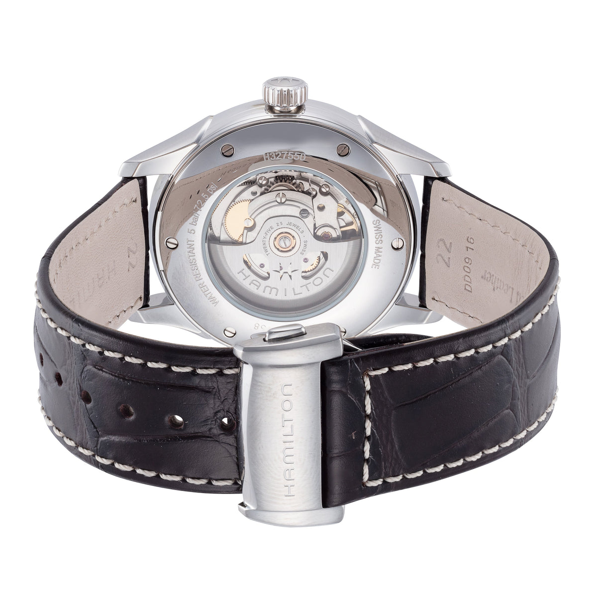 Side view of Hamilton men's watch