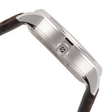 Close-up detail view of Glashutte Mens Senator men's watch