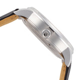 Close-up detail view of Glashutte Mens men's watch