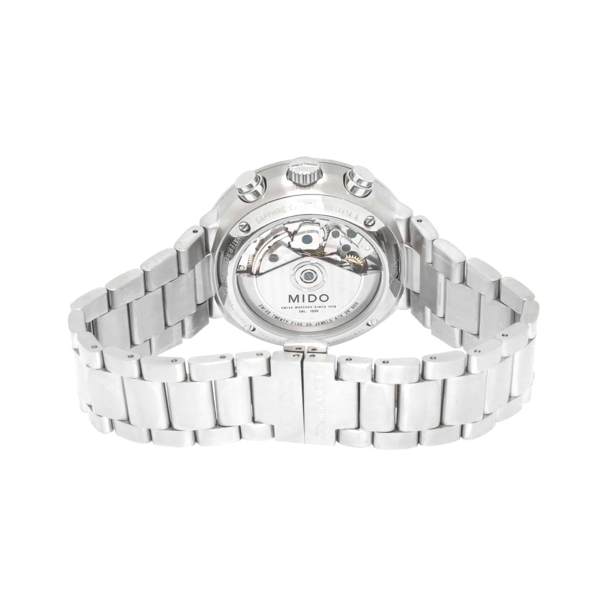 Close-up detail view of Mido Men's M0144141103100 men's watch