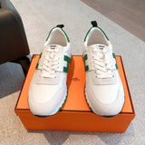 Hermès Black Pointed-Toe Flats - Angled View