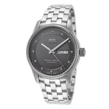 Front view of Mido Men's Belluna men's black watch